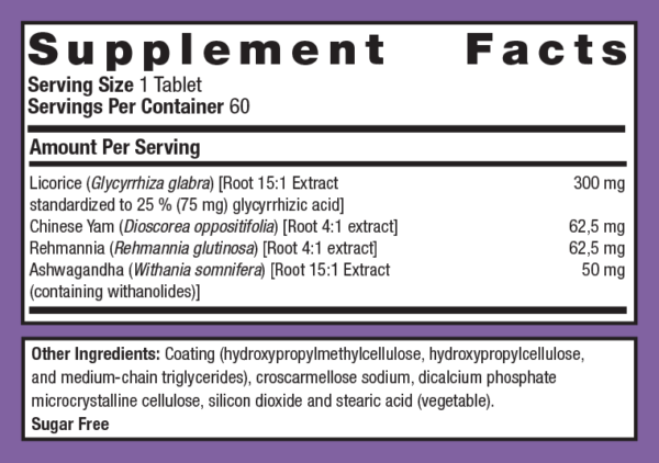 Metagenics Licorice Plus | Herbal Support for Adrenal Health and Stress Management – 60 Tablets - Image 2