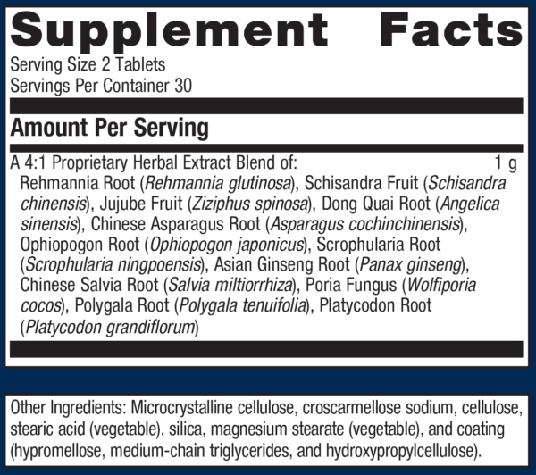 Metagenics Serenagen | Herbal Stress Management and Relaxation Support – 60 Tablets - Image 2