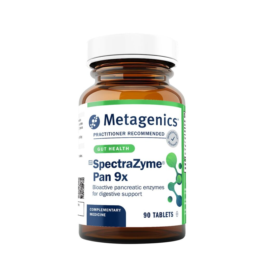 Metagenics SpectraZyme Pan 9x | Advanced Digestive Enzyme Support – 90 Tablets, metagenics south africa