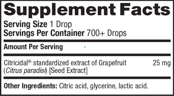 Metagenics Citricidal Liquid – Natural Immune & Microbial Support - Image 2