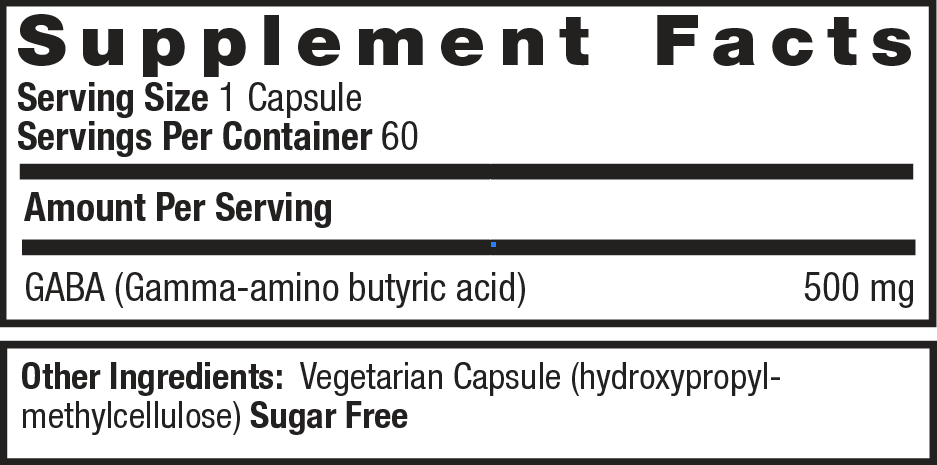 GABA Supplement for Stress Relief and Relaxation. Metagenics Soutth Africa