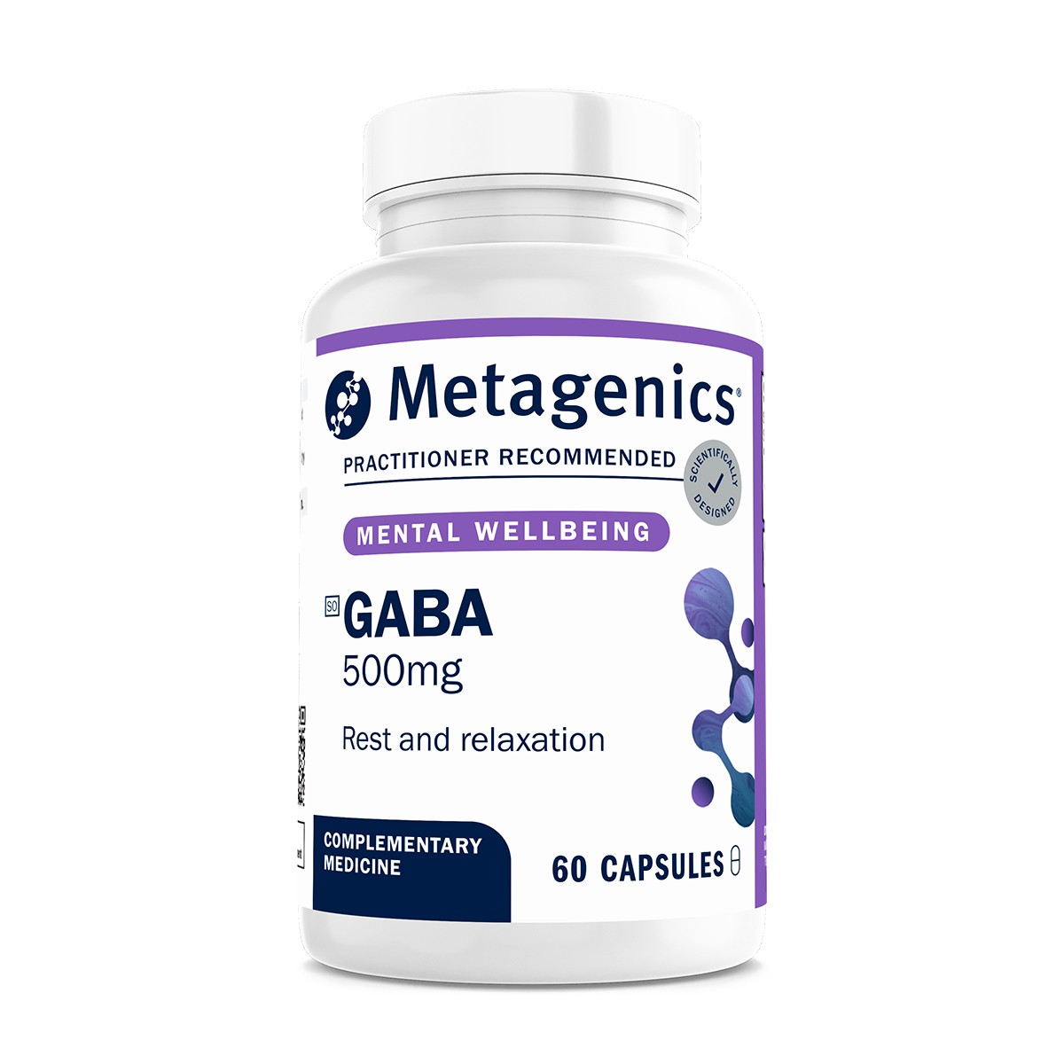 Metagenics GABA Supplement for Stress Relief & Relaxation